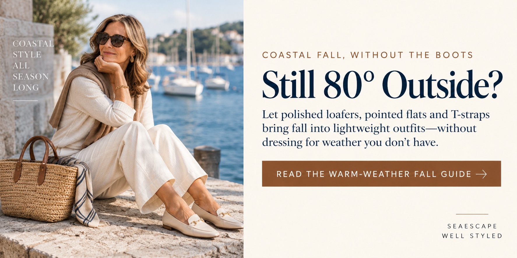 Still 80 degrees outside warm-weather fall style guide