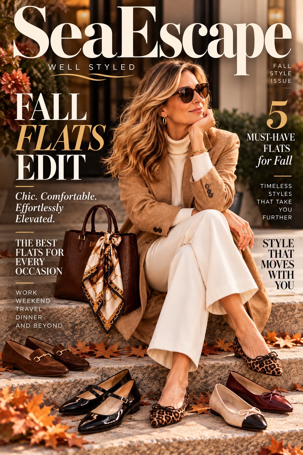 Elegant fall flat shoe styles