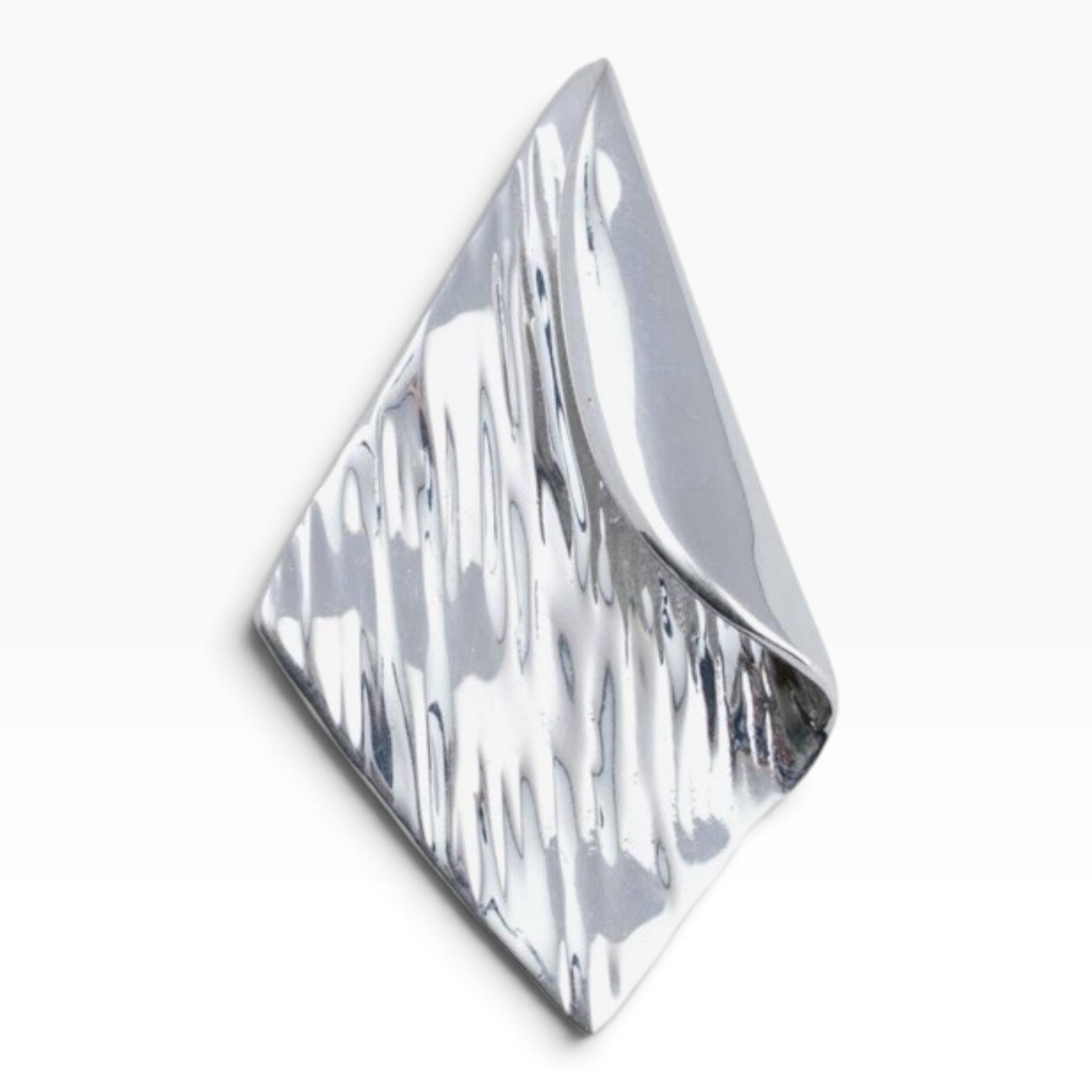 Sculptural silver-tone NAVEDA brooch