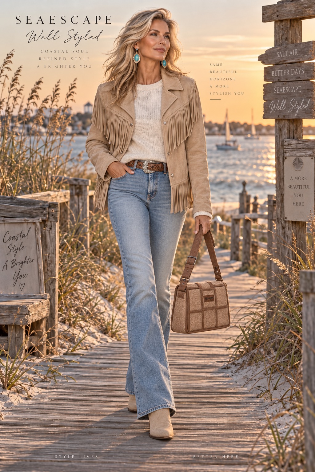 Example of polished Western style using restrained Western elements