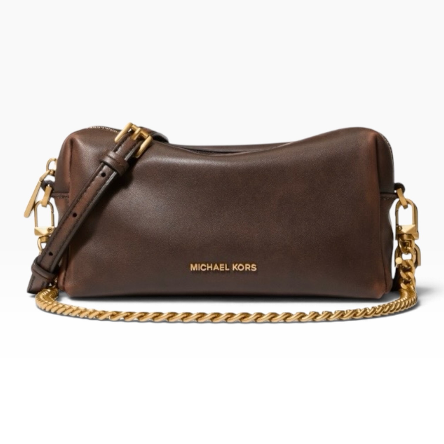 Michael Kors chocolate leather bag